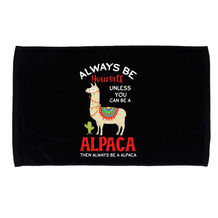 Be A Alpaca - Alpacas Llama Lama Microfiber Hand Towel