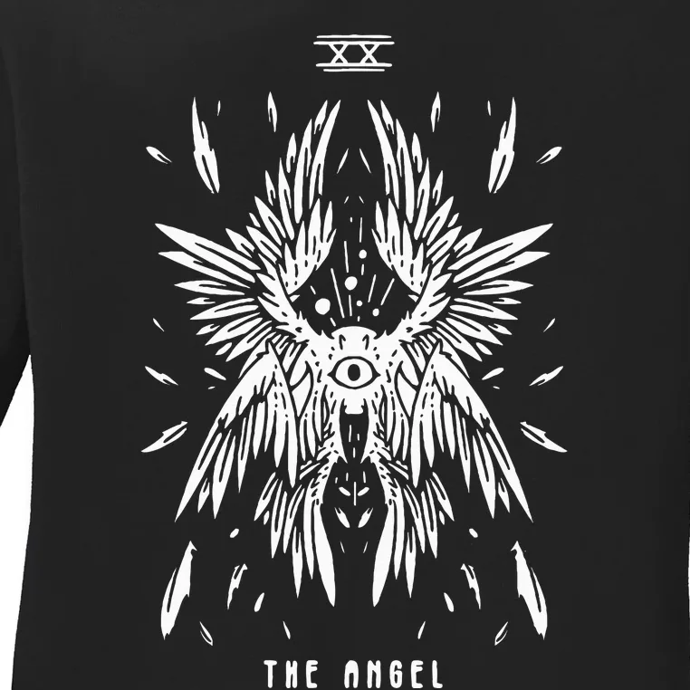 Biblically accurate angel how angels look like in the bible Ladies Long Sleeve Shirt