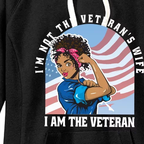 Black African American Veteran VeteranS Day Quote Gift Women's Fleece Hoodie