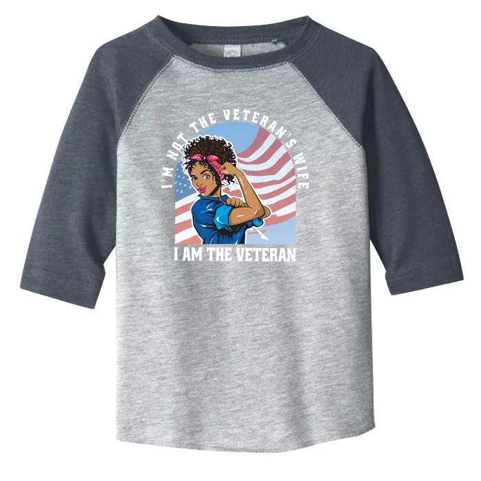 Black African American Veteran VeteranS Day Quote Gift Toddler Fine Jersey T-Shirt