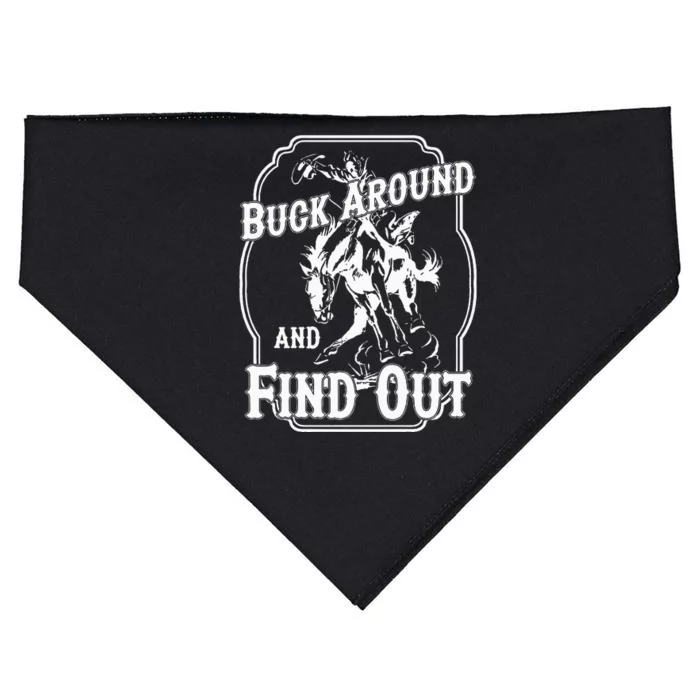 Buck Around And Find Out USA-Made Doggie Bandana