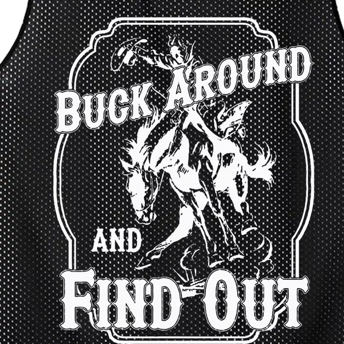 Buck Around And Find Out Mesh Reversible Basketball Jersey Tank