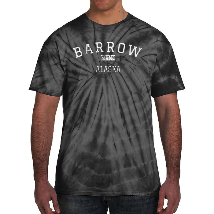 Barrow Alaska Ak Vintage Tie-Dye T-Shirt