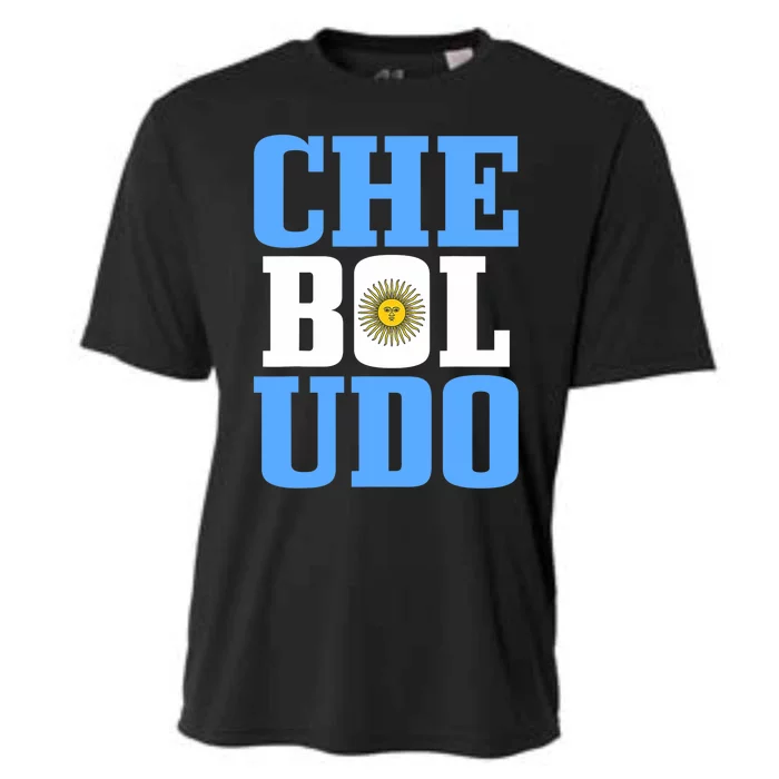 Boludo Argentina Argentinian Flag Pride Roots Funny Cooling Performance Crew T-Shirt