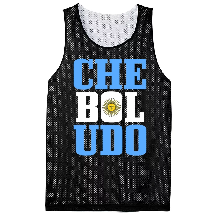 Boludo Argentina Argentinian Flag Pride Roots Funny Mesh Reversible Basketball Jersey Tank