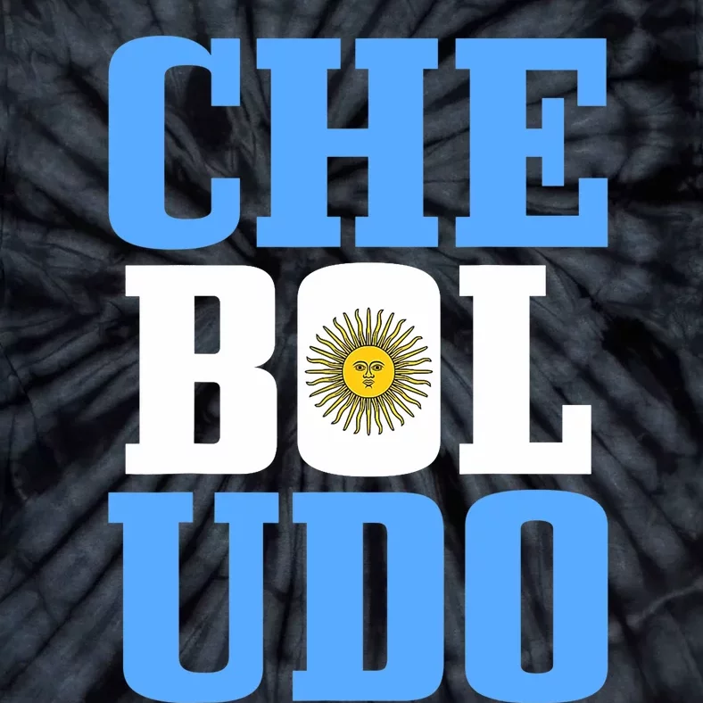 Boludo Argentina Argentinian Flag Pride Roots Funny Tie-Dye T-Shirt