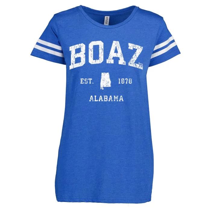 Boaz Alabama Al Vintage Athletic Sports Design Enza Ladies Jersey Football T-Shirt