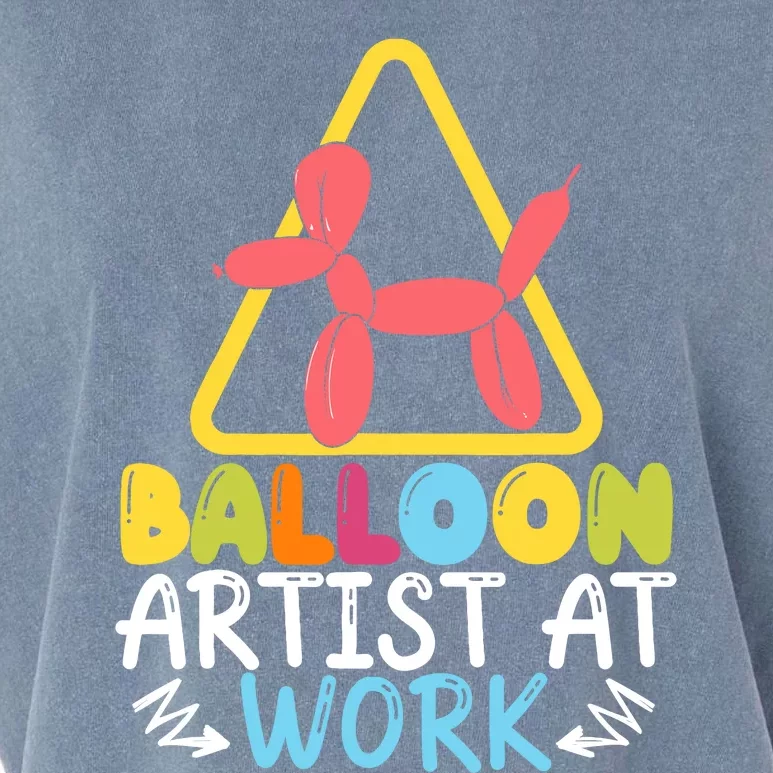 Balloon Artist At Work Balloon Twisting Balloon Modeling Garment-Dyed Women's Muscle Tee