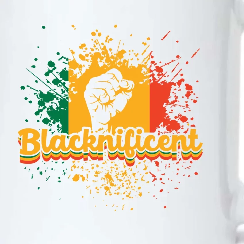 Blacknificent African Americans Black Fist Black History Gift Black Color Changing Mug