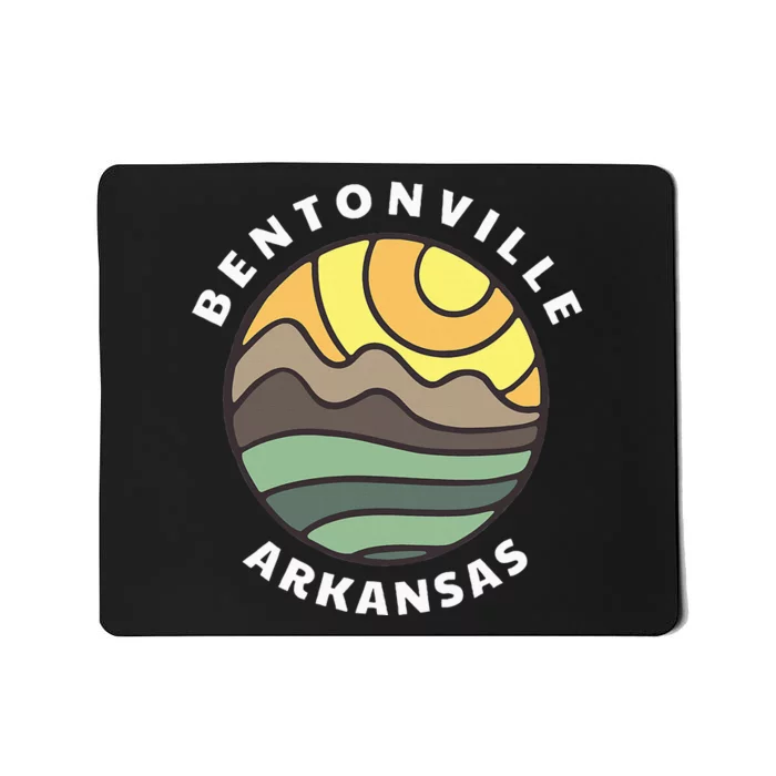 Bentonville Arkansas Ar Mountain Vacation Souvenir Mousepad