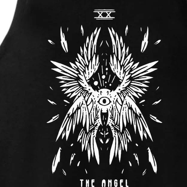 Biblically Accurate Angel How Angels Look Like In The Bible Ladies Tri-Blend Wicking Tank