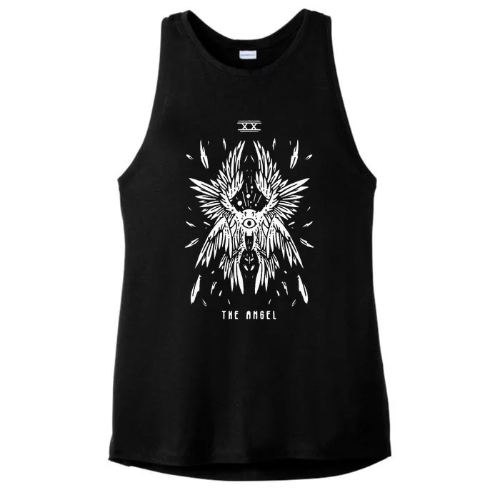 Biblically Accurate Angel How Angels Look Like In The Bible Ladies Tri-Blend Wicking Tank