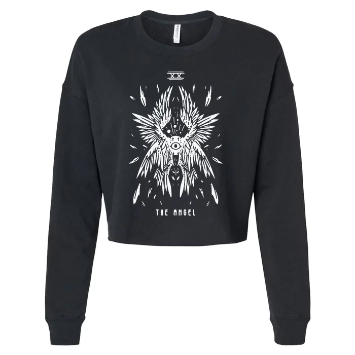 Biblically Accurate Angel How Angels Look Like In The Bible Cropped Pullover Crew