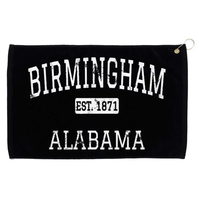 Birmingham Alabama AL Vintage Grommeted Golf Towel