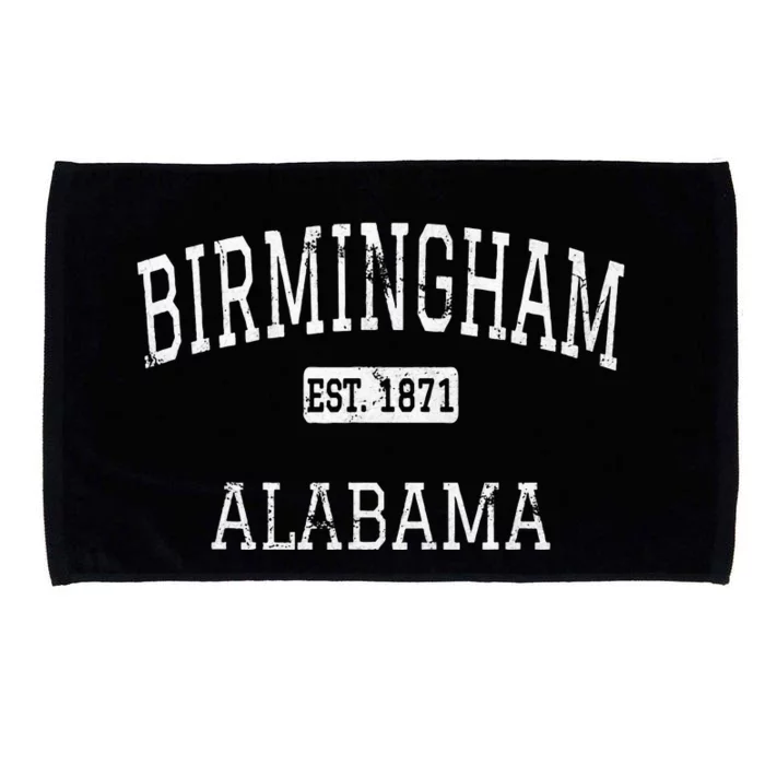 Birmingham Alabama AL Vintage Microfiber Hand Towel