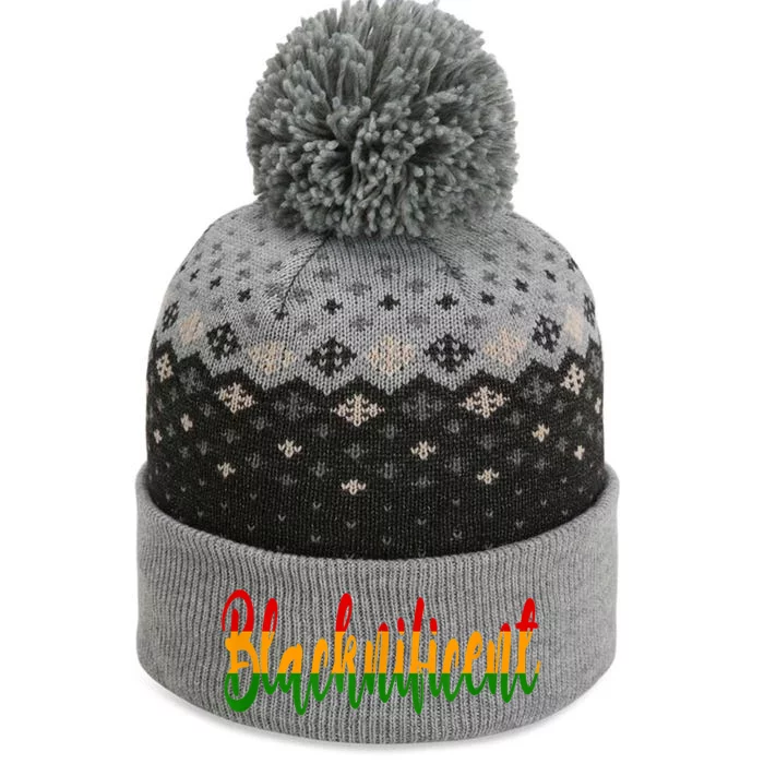 Blacknificent African American Heritage Black History Month The Baniff Cuffed Pom Beanie