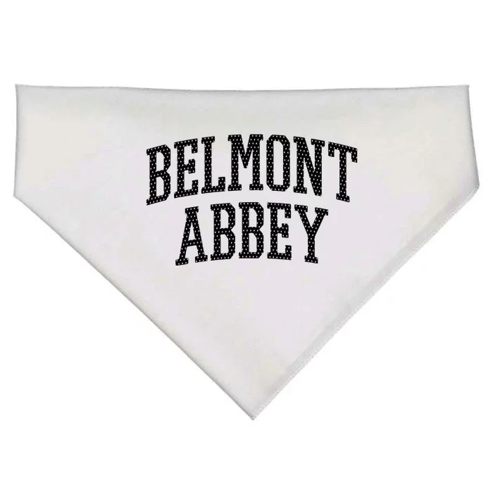 Belmont Abbey Arch Vintage College University Alumni Style USA-Made Doggie Bandana