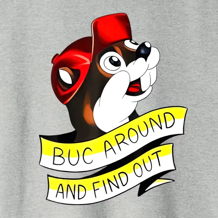 Buc Around And Find Out Funny Women's Crop Top Tee