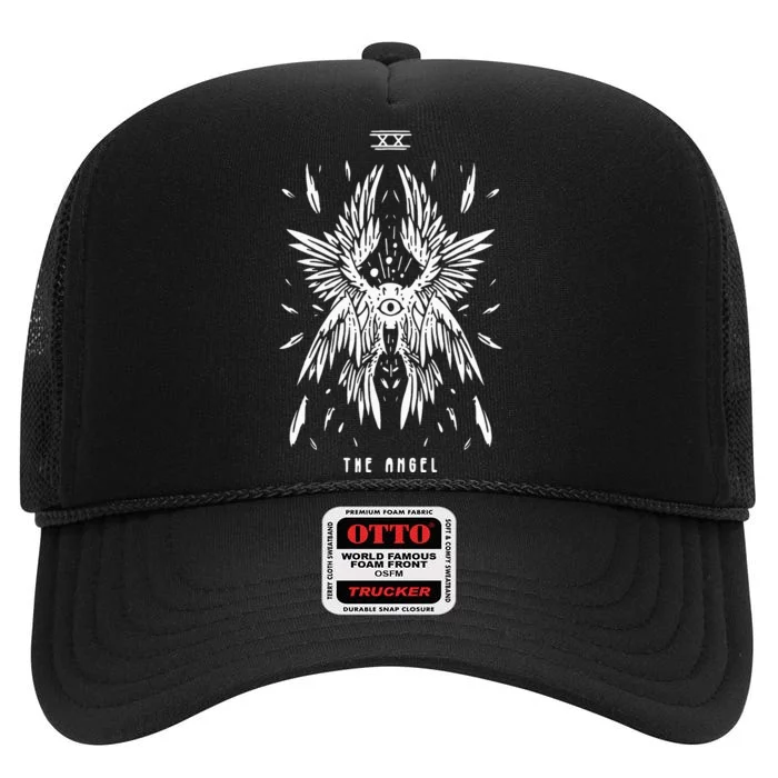 Biblically Accurate Angel How Angels Look Like In The Bible High Crown Mesh Trucker Hat