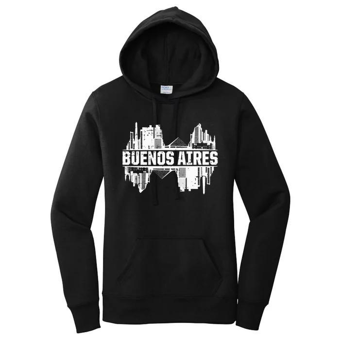 Buenos Aires Argentina Skyline Women's Pullover Hoodie