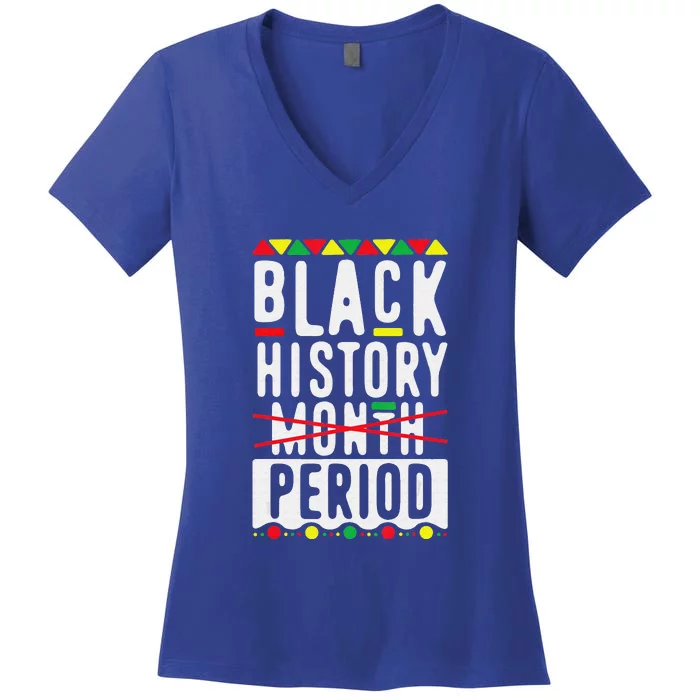 Blacknificent African American Heritage Black History Month Women's V-Neck T-Shirt