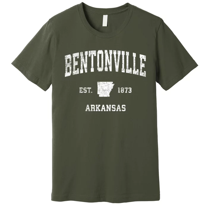 Bentonville Arkansas Ar Vintage Sports Premium T-Shirt