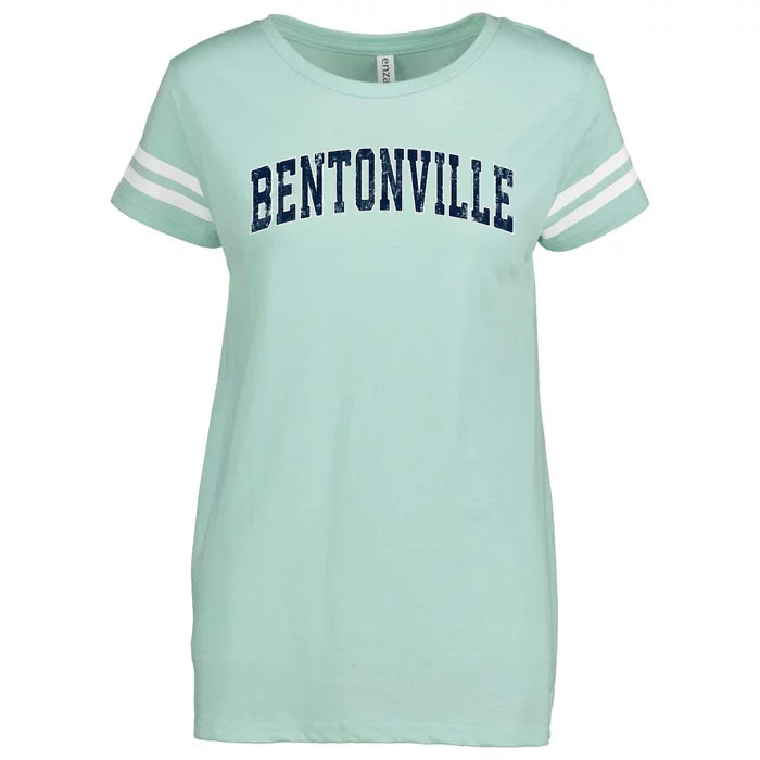 Bentonville Arkansas Ar Vintage Sports Design Enza Ladies Jersey Football T-Shirt