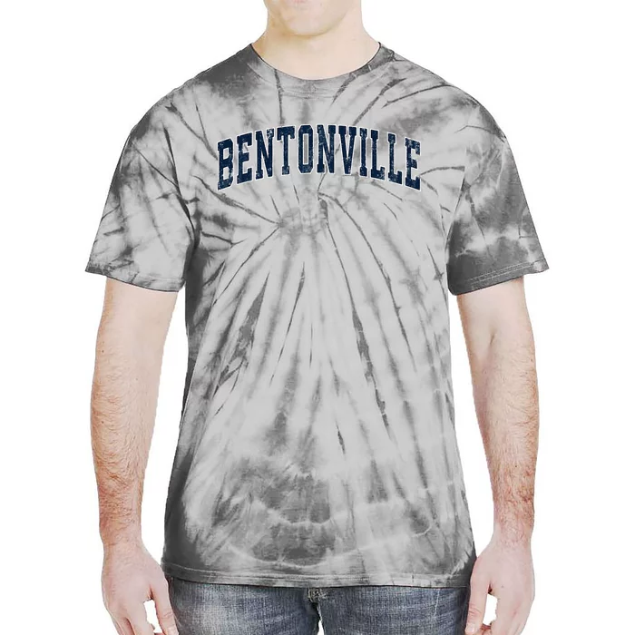 Bentonville Arkansas Ar Vintage Sports Design Tie-Dye T-Shirt