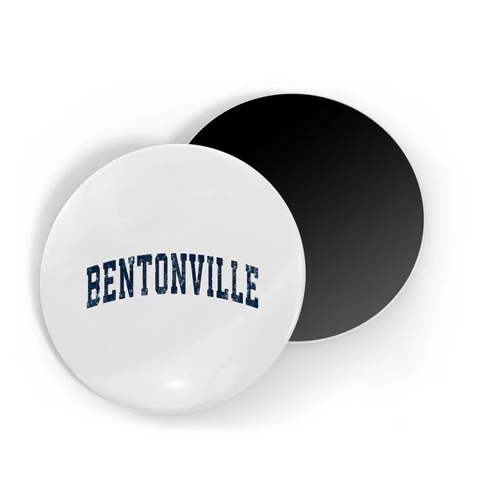 Bentonville Arkansas Ar Vintage Sports Design Magnet