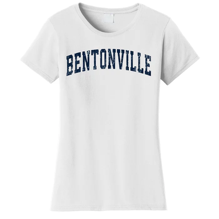 Bentonville Arkansas Ar Vintage Sports Design Women's T-Shirt