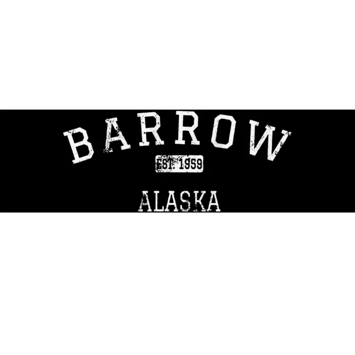 Barrow Alaska Ak Vintage Bumper Sticker