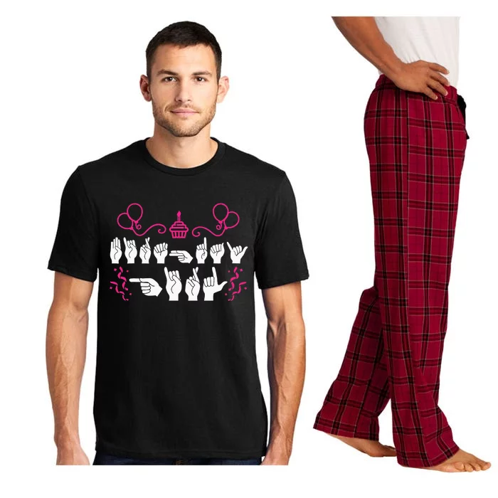 Birthday ASL American Sign Language Pajama Set