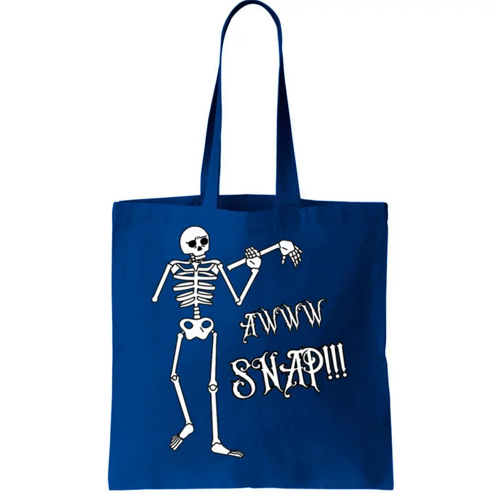 Broken Arm Awww Snap! Skeleton Broken Bone Tote Bag