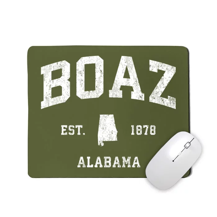 Boaz Alabama Al Vintage Athletic Sports Mousepad