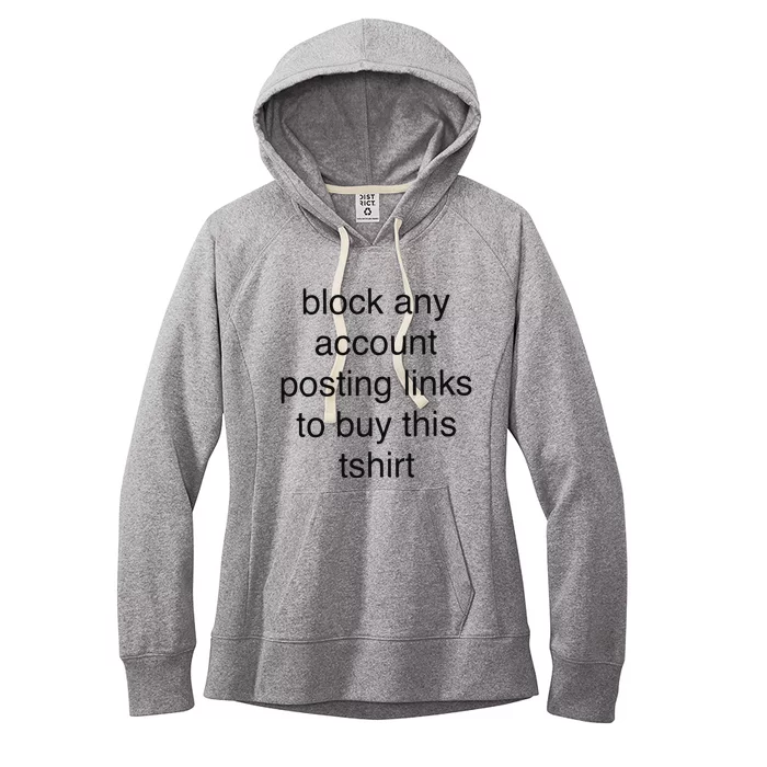 Block Any Account Posting Links To Buy This Women's Fleece Hoodie