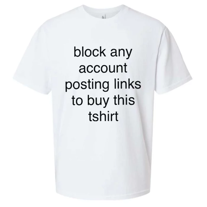 Block Any Account Posting Links To Buy This Sueded Cloud Jersey T-Shirt