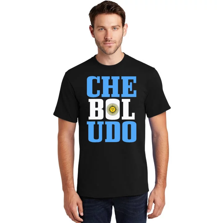 Boludo Argentina Argentinian Flag Pride Roots Tall T-Shirt