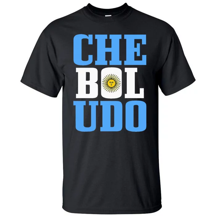 Boludo Argentina Argentinian Flag Pride Roots Tall T-Shirt