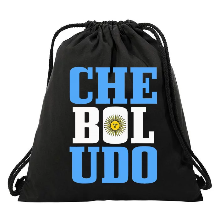 Boludo Argentina Argentinian Flag Pride Roots Drawstring Bag