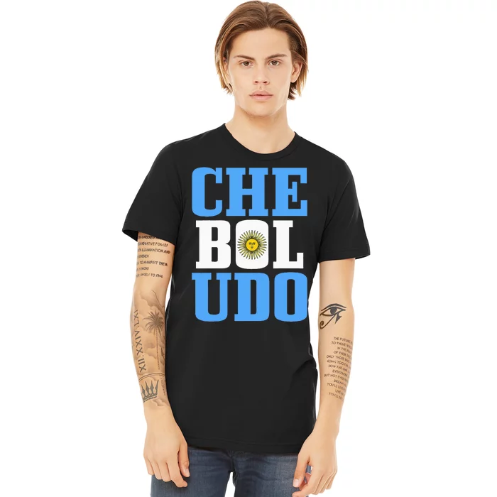 Boludo Argentina Argentinian Flag Pride Roots Premium T-Shirt