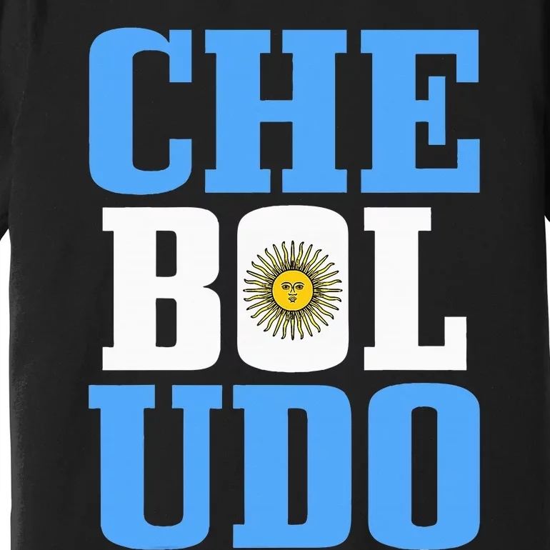 Boludo Argentina Argentinian Flag Pride Roots Premium T-Shirt