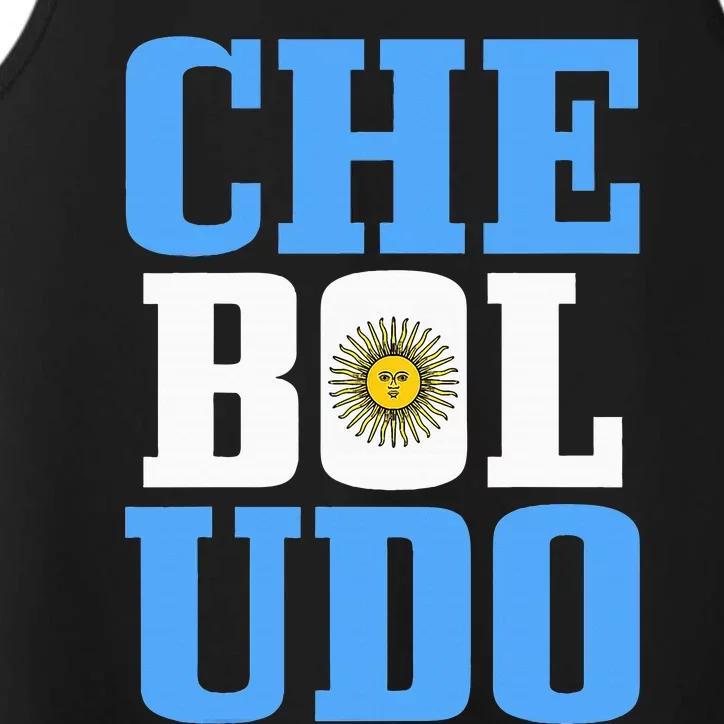 Boludo Argentina Argentinian Flag Pride Roots Performance Tank