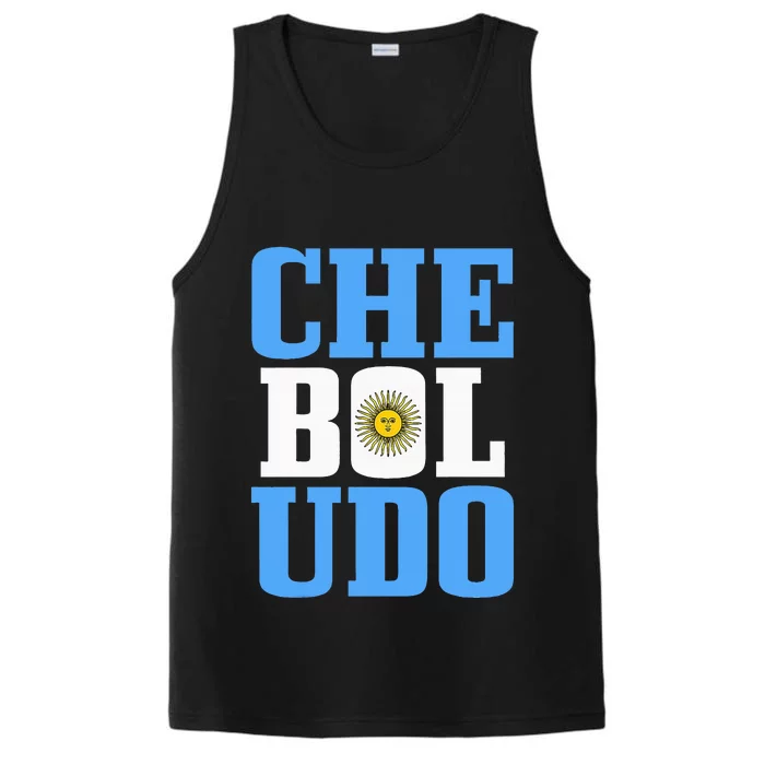 Boludo Argentina Argentinian Flag Pride Roots Performance Tank