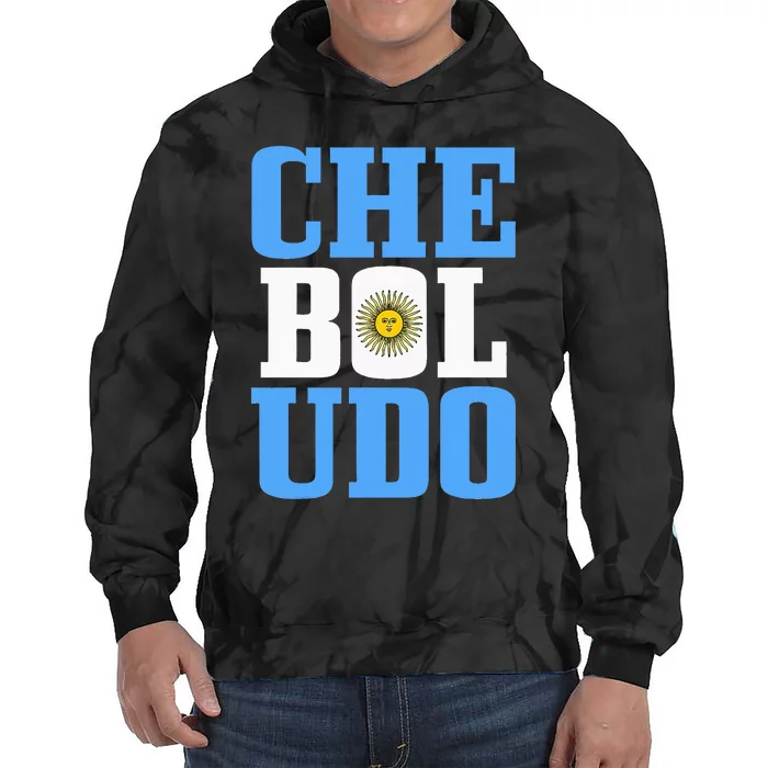 Boludo Argentina Argentinian Flag Pride Roots Tie Dye Hoodie