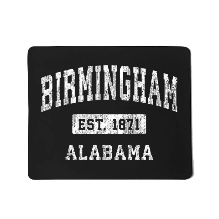 Birmingham Alabama Al Vintage Established Mousepad