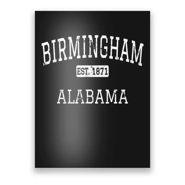 Birmingham Alabama AL Vintage Poster