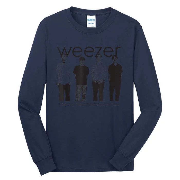 Blue Album Anniversary Tracklist Tall Long Sleeve T-Shirt