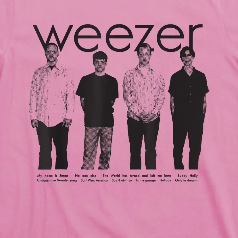 Blue Album Anniversary Tracklist T-Shirt