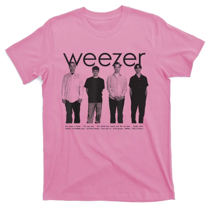 Blue Album Anniversary Tracklist T-Shirt