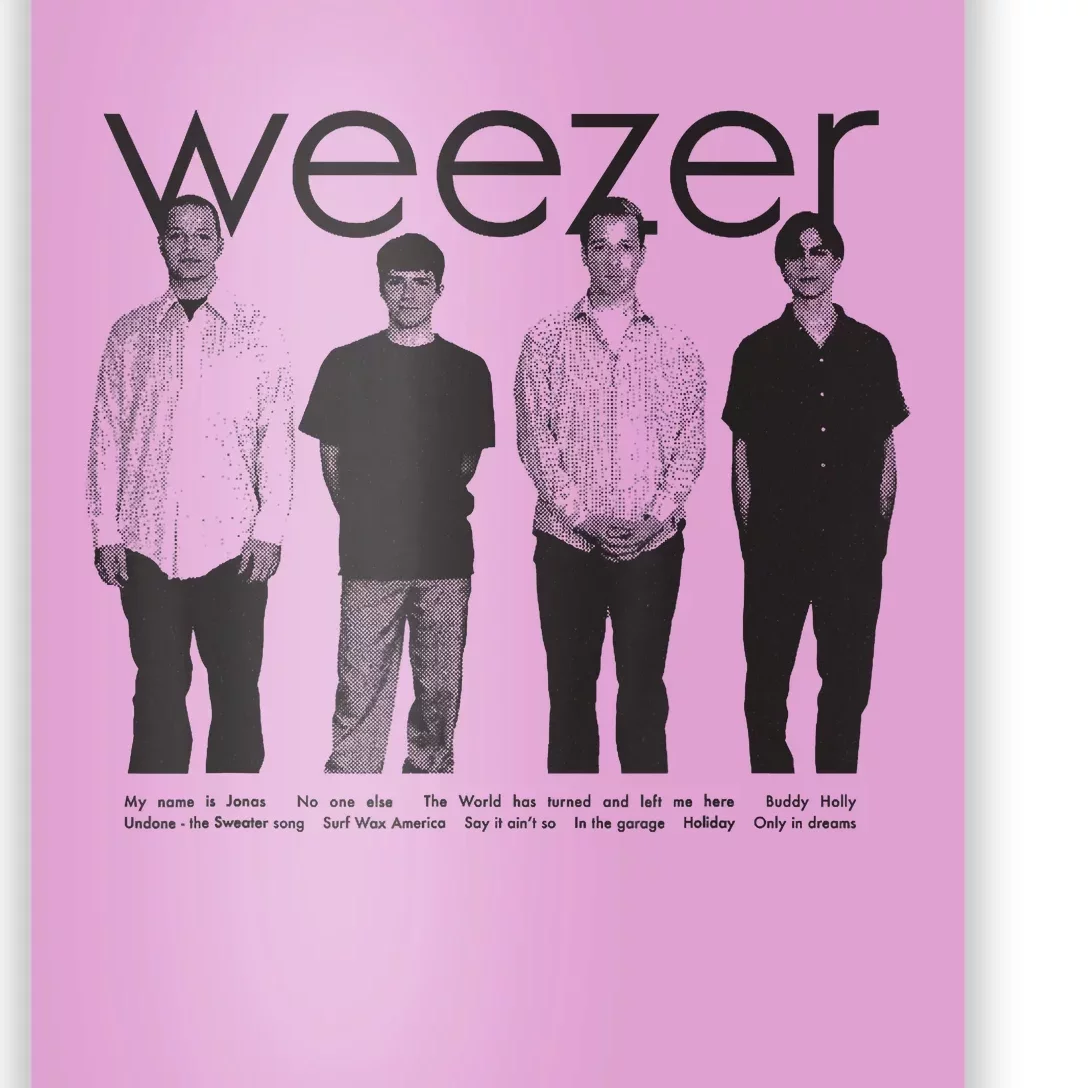 Blue Album Anniversary Tracklist Poster